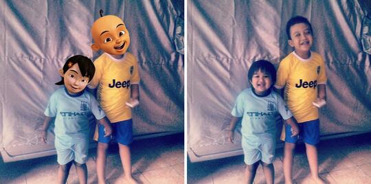 Selfie Muka Kartun Yang Lagi Ngetren Banget Nih