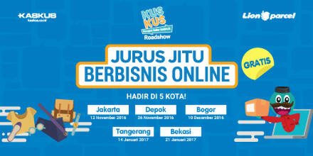 KUSKUS Roadshow Bareng Lion Parcel @kaskusbogor107