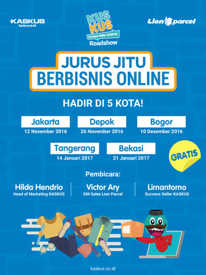 KUSKUS Roadshow Bareng Lion Parcel @kaskusbogor107