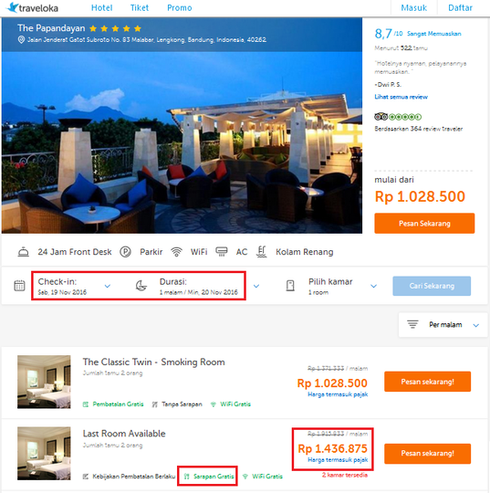 VOUCHER HOTEL  BANDUNG  KASKUS