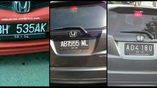 Penempatan Huruf Depan Plat Nomor Polisi Apa Sudah Tepat Kaskus