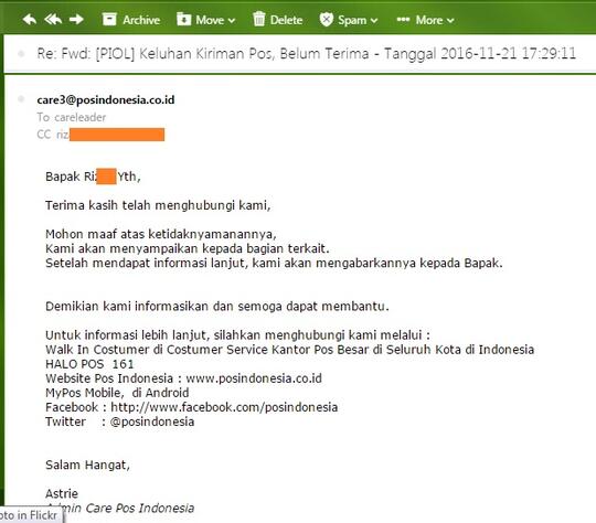 Pelanggaran Hak Konsumen oleh Kantor Pos