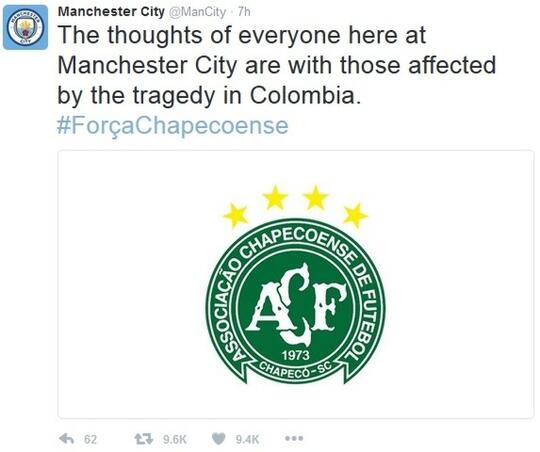 Tragedi Jatuhnya Pesawat Yang Membawa Skuad "Chapecoense"