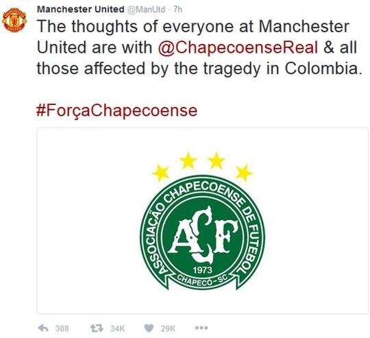 Tragedi Jatuhnya Pesawat Yang Membawa Skuad "Chapecoense"