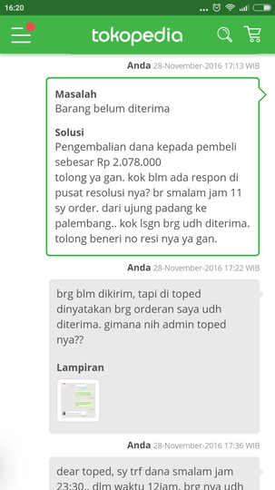 ditipu (di)Tokopedia, sulitnya menghubungi tokopedia.