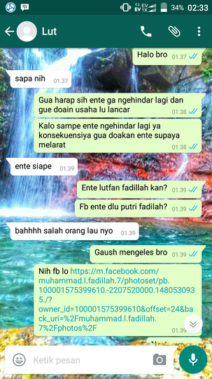 Sudah lebih Dari 2 tahun. lutfan fadilah a.k.a mlf ftwr tidak ada itikad baik?