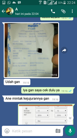Indikasi Penipuan Mandiri E-Cash