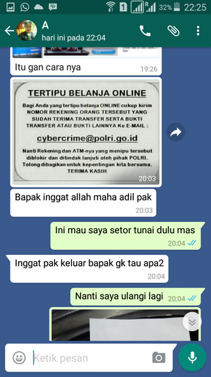 Indikasi Penipuan Mandiri E-Cash