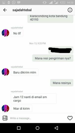 SUrat Terbuka untuk UNION SELINA pemilik @sajadahtebal