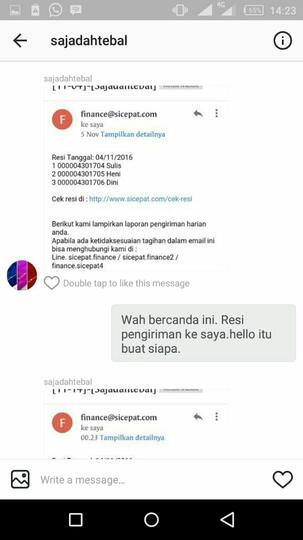 SUrat Terbuka untuk UNION SELINA pemilik @sajadahtebal