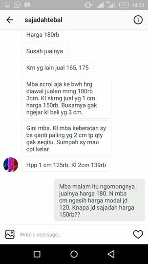 SUrat Terbuka untuk UNION SELINA pemilik @sajadahtebal