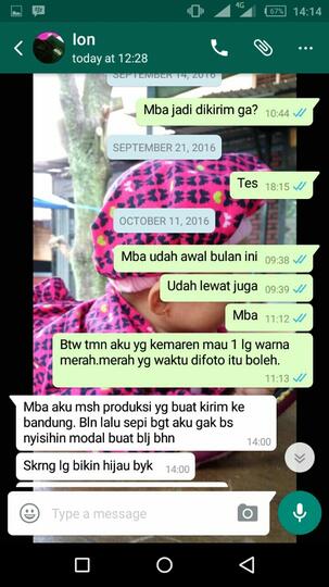 SUrat Terbuka untuk UNION SELINA pemilik @sajadahtebal