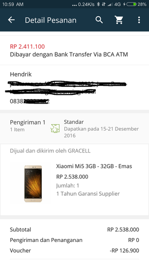 Kekecewaan Harbolnas 12-12-2016 di Lazada Pesanan dibatalkan