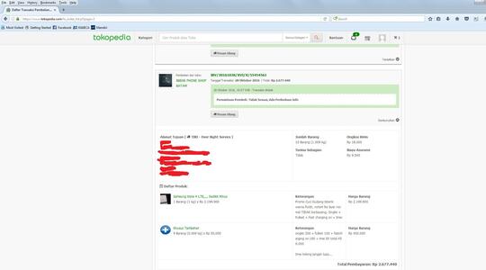 Hati Hati bila berbelanja HP online melalui BBENK Phone shop Batam