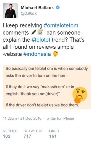 Om Telolet Om , kini mendunia!