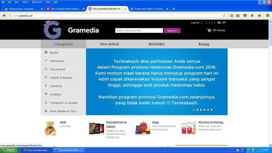 Gramedia.com tidak adil dalam penyelesaian program harbolnas 2016