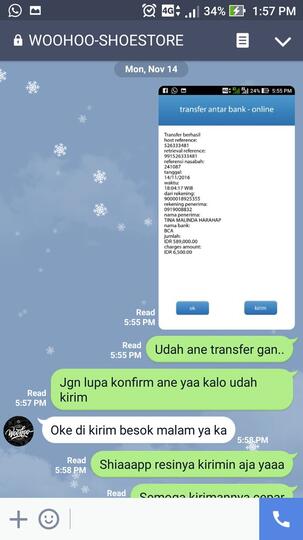 surat terbuka untuk ID @woohoo_jkt Instagram (Seller Sneakers)