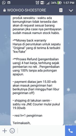 surat terbuka untuk ID @woohoo_jkt Instagram (Seller Sneakers)