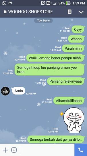 surat terbuka untuk ID @woohoo_jkt Instagram (Seller Sneakers)