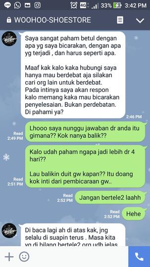 surat terbuka untuk ID @woohoo_jkt Instagram (Seller Sneakers)
