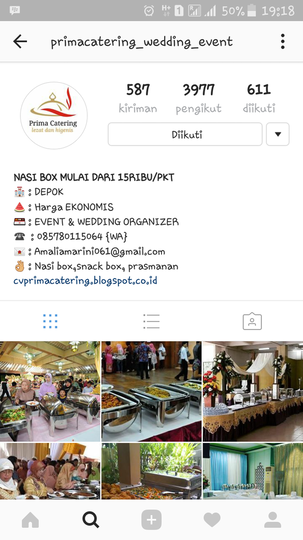 PRIMA CATERING DEPOK PENIPU !!!