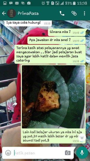 PRIMA CATERING DEPOK PENIPU !!!