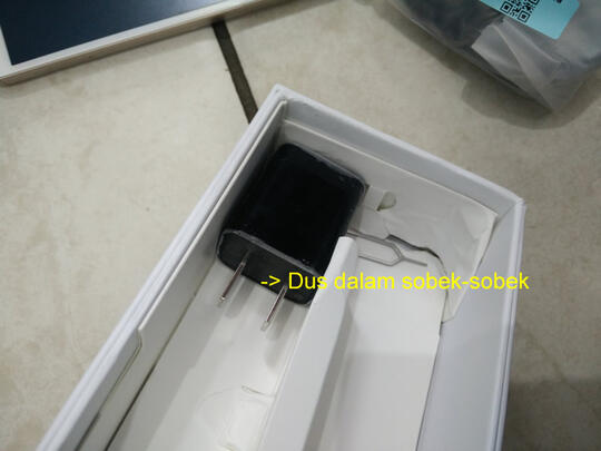 Beli Redmi 4A di Bukalapak, Kardus rusak luar dalam, dibilang saya bikin lecet