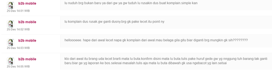 Beli Redmi 4A di Bukalapak, Kardus rusak luar dalam, dibilang saya bikin lecet