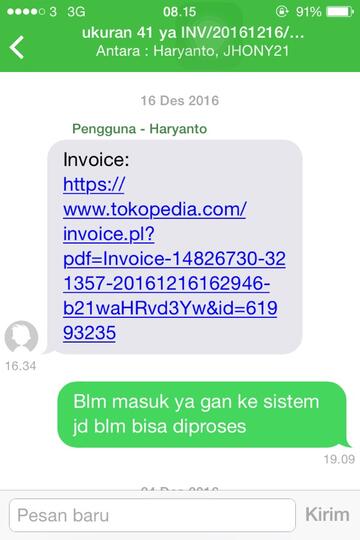 WASPADA TRANSAKSI DGN BUYER MODEL INI