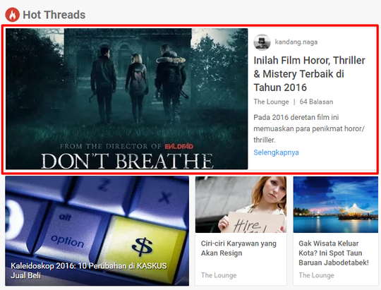 (JANGAN DILEWAT!) Inilah Film Horor, Thriller & Mistery Terbaik di Tahun 2016