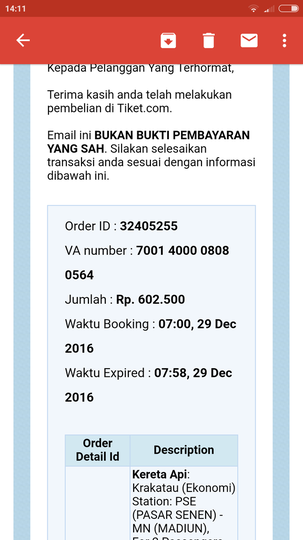 Kecewa dengan Tiket.com