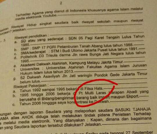 MASUK! Kumpulan Meme FITSA HATS yang Lagi Viral Gan!