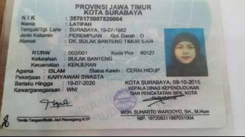 Waspada Penipu dari Surabaya dan sekitarnya LATIFAH, lari dari tanggungjawab!