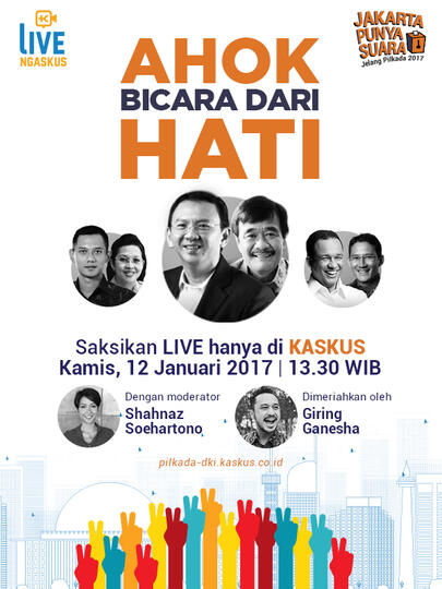 Giliran Ahok yang Bicara Dari Hati di KASKUS Playground!