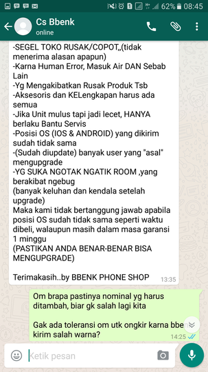 HATI HATI BELANJA DI BBENK PHONE SHOP BATAM