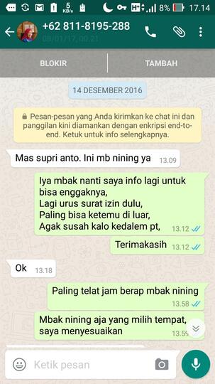 Surat Terbuka untuk YUNANINGSIH interviewer GFK