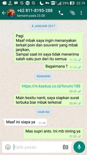 Surat Terbuka untuk YUNANINGSIH interviewer GFK