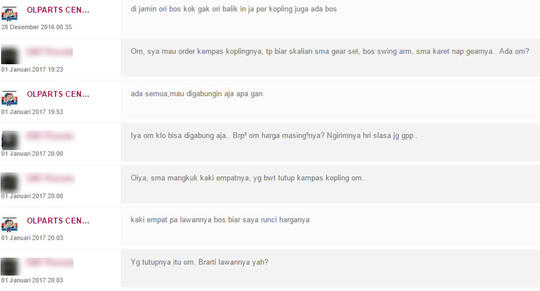 Hati2 Belanja dilapak OLPARTS CENTER (Bukalapak), @Billycare Come in Please !!!