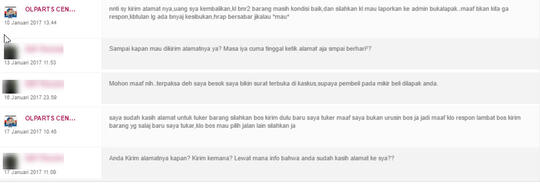Hati2 Belanja dilapak OLPARTS CENTER (Bukalapak), @Billycare Come in Please !!!