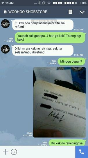 Surat Terbuka untuk @woohoo_jkt ( Sneakers) di instagram