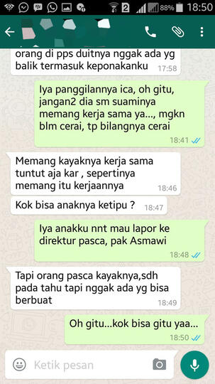 PENIPUAN SEBESAR 110 JUTA OLEH AMIN KURNIALLAH DAN DIDUGA ISTRI IKUT TERLIBAT