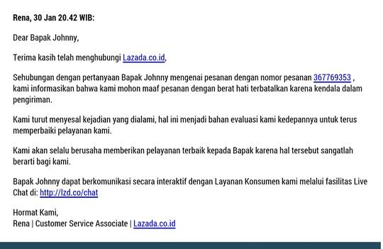 Belanja Lazada = buang waktu