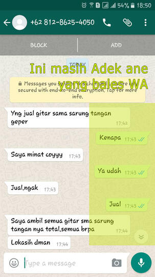 MODUS PENIPU Lainnya (silahkan buka bagi penjual / seller)