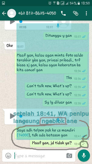 MODUS PENIPU Lainnya (silahkan buka bagi penjual / seller)