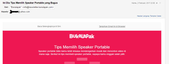 BUKALAPAK NYEPAM TERUS GAK BISA DI UNSUBCRIBE 