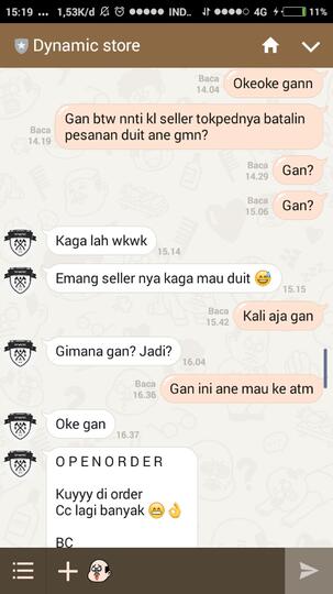 Hati Hati Sama Dynamic Store (Line OA)