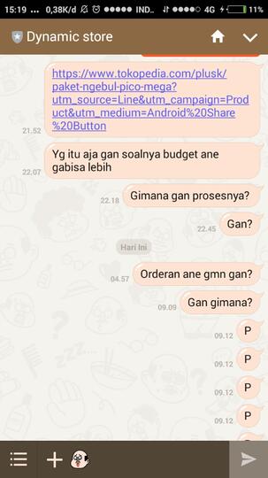 Hati Hati Sama Dynamic Store (Line OA)