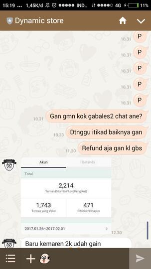 Hati Hati Sama Dynamic Store (Line OA)