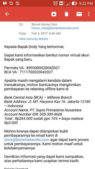 Kejanggalan Biznet
