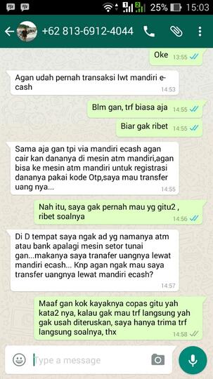 Waspada Indikasi Penipuan Berkedok E Cash Mandiri